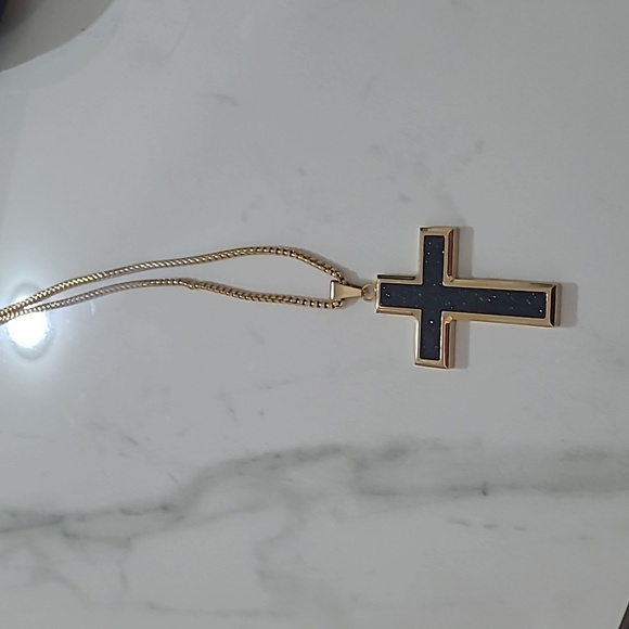 Men's Cross Necklace - Picture 3 of 4